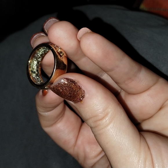 Elephant sterling silver and gold over sterling silver ring Size 7 - Picture 4 of 4